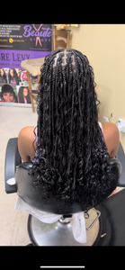 Boho Knotless Braids