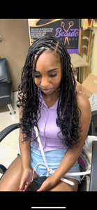 Boho Knotless Braids