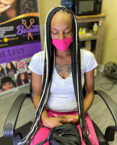 Medium Knotless Braids