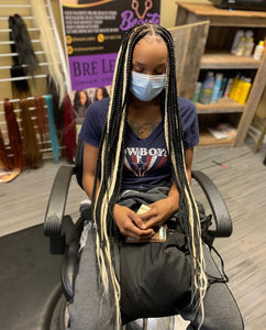 Large Knotless Braids