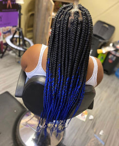 Large Knotless Braids