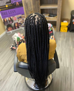 Small Knotless Braids